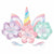 Amscan BIRTHDAY: JUVENILE Magical Rainbow Birthday Unicorn Wall Decorating Kit