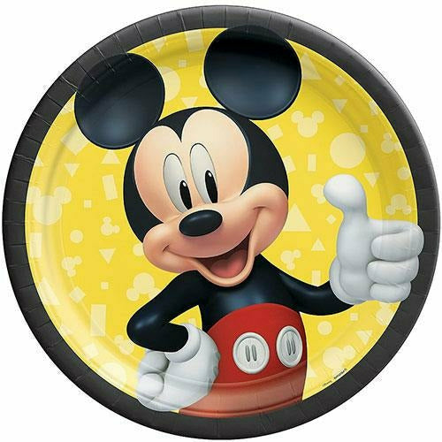 Amscan BIRTHDAY: JUVENILE Mickey Mouse Forever Lunch Plates 8ct