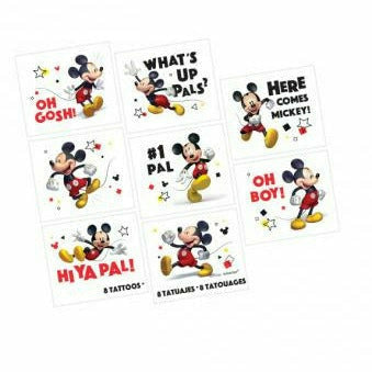 Amscan BIRTHDAY: JUVENILE Mickey Mouse Tattoos 8ct