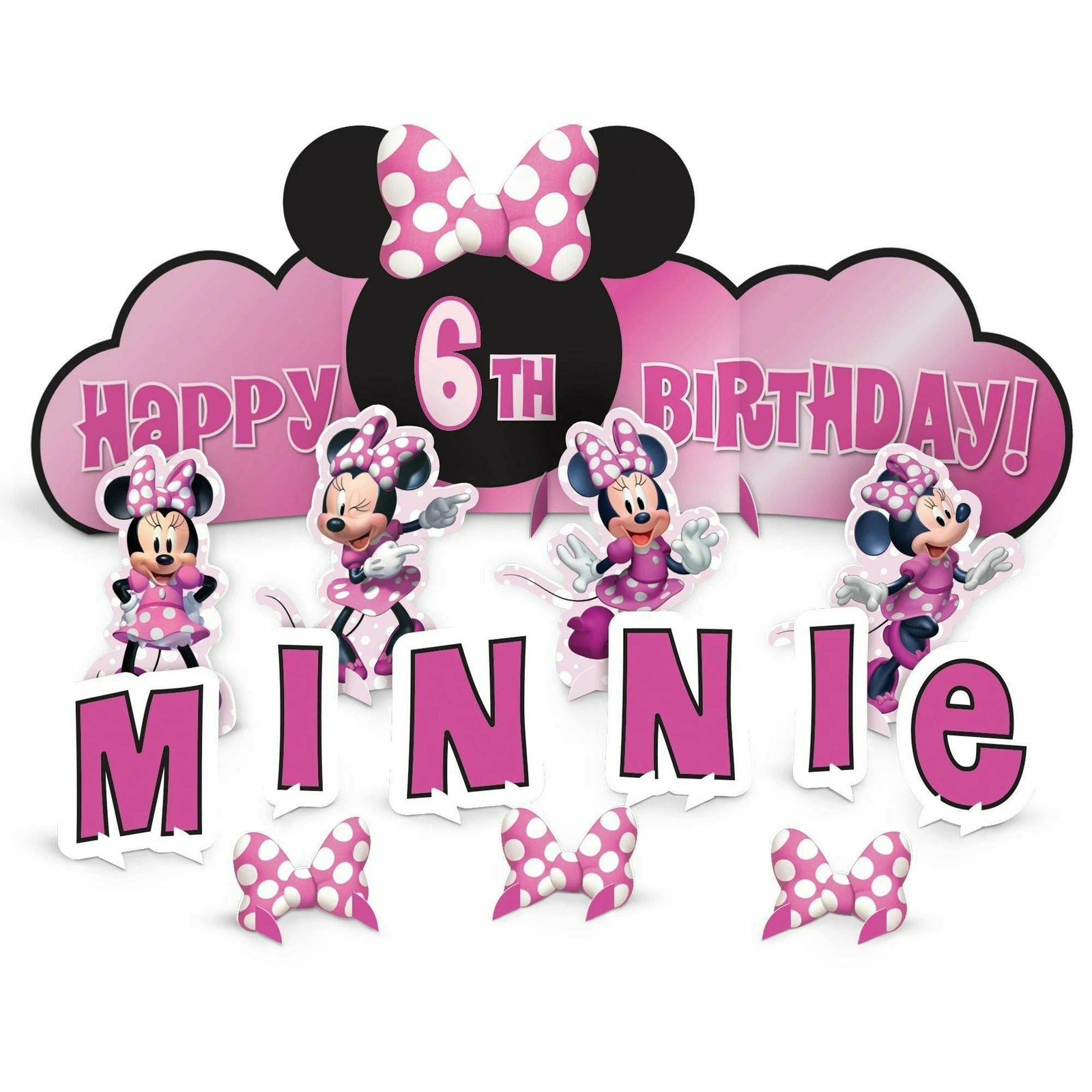 Amscan BIRTHDAY: JUVENILE Minnie Mouse Forever Table Decorating Kit