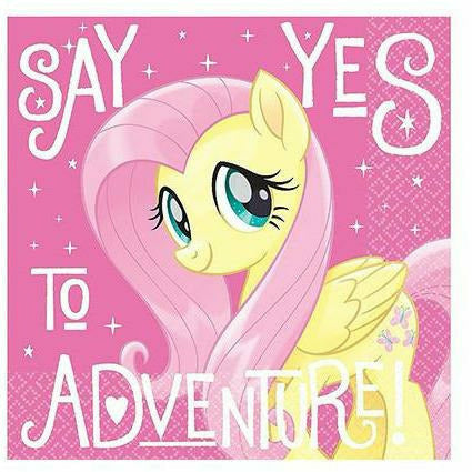 Amscan BIRTHDAY: JUVENILE My Little Pony Fluttershy Lunch Napkins 16ct