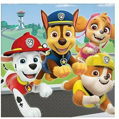 Amscan BIRTHDAY: JUVENILE PAW Patrol Adventures Lunch Napkins 16ct