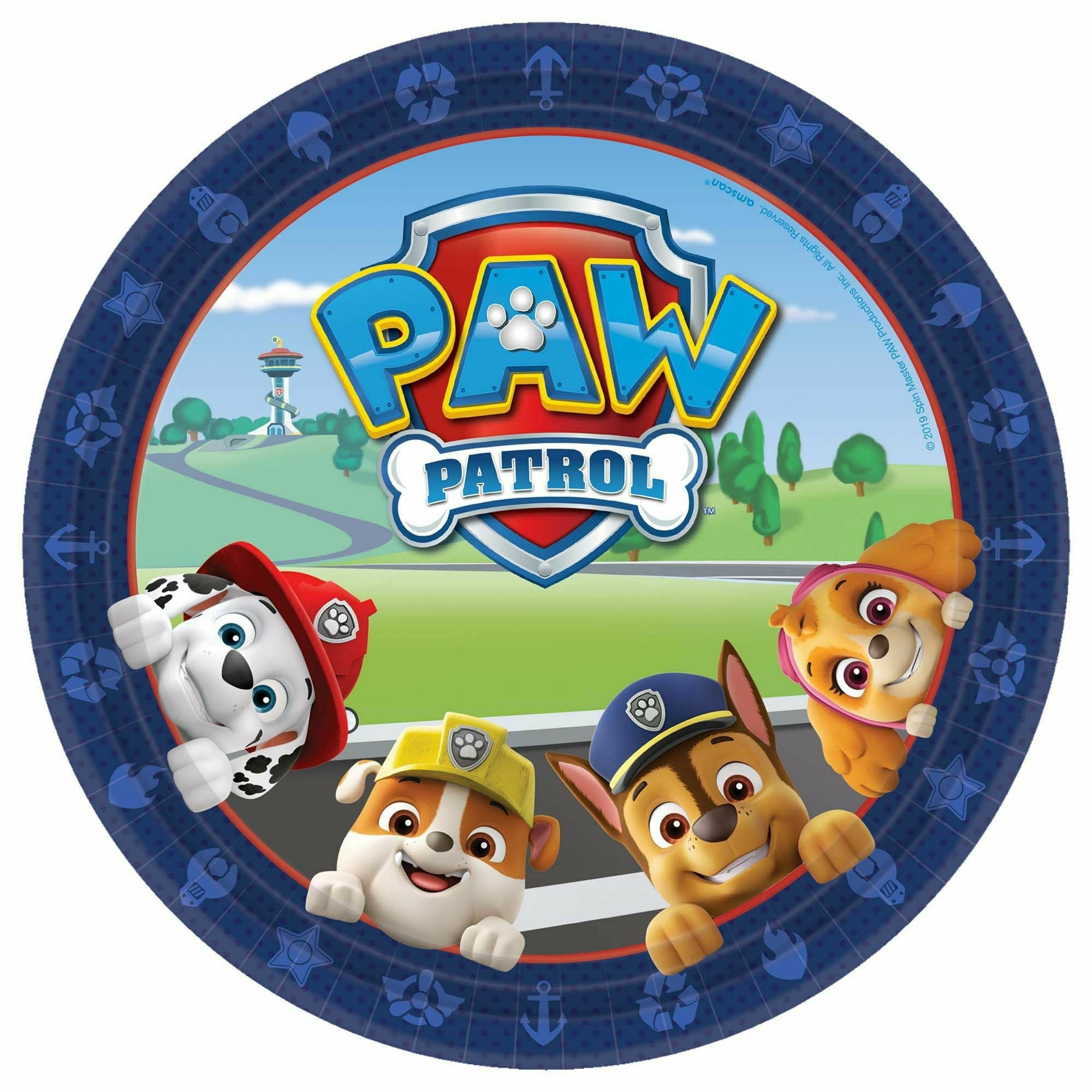 Amscan BIRTHDAY: JUVENILE Paw Patrol™ Adventures Lunch Plates