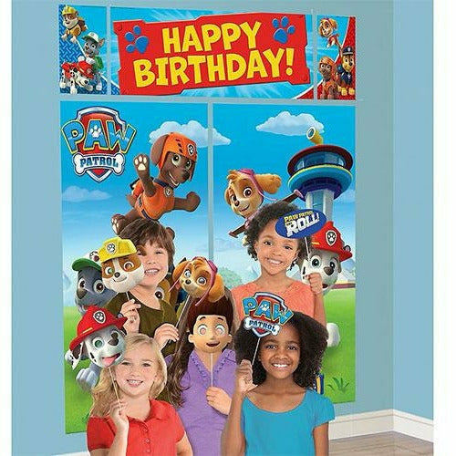 Amscan BIRTHDAY: JUVENILE PAW Patrol Scene Setter with Photo Booth Props