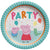 Amscan BIRTHDAY: JUVENILE Peppa Pig Confetti Party 9" Round Plate