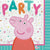 Amscan BIRTHDAY: JUVENILE Peppa Pig Confetti Party Beverage Napkin