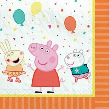 Amscan BIRTHDAY: JUVENILE Peppa Pig Confetti Party Luncheon Napkin