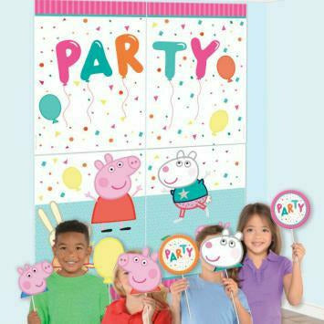 Amscan BIRTHDAY: JUVENILE Peppa Pig Confetti Party Scene Setters® with Props