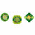 Amscan BIRTHDAY: JUVENILE Pixelated Honeycomb Decorations 3ct