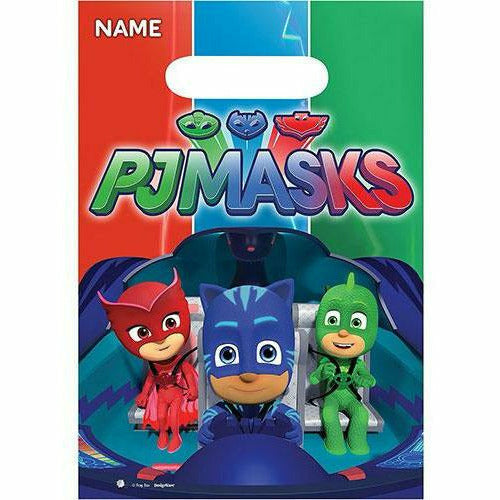 Amscan BIRTHDAY: JUVENILE PJ Masks Favor Bags 8ct