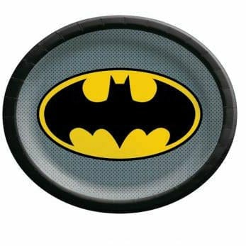 Amscan BIRTHDAY: JUVENILE PLT OVAL BATMAN