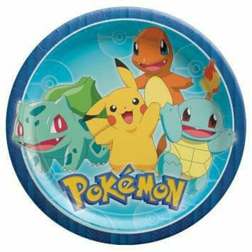 Amscan BIRTHDAY: JUVENILE Pokemon Lunch Plates 8ct