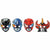 Amscan BIRTHDAY: JUVENILE Power Rangers Classic Paper Masks