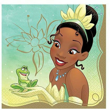 Amscan BIRTHDAY: JUVENILE Princess Tiana Lunch Napkins 16ct