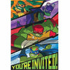 Amscan BIRTHDAY: JUVENILE Rise of the Teenage Mutant Ninja Turtles Invitations 8ct