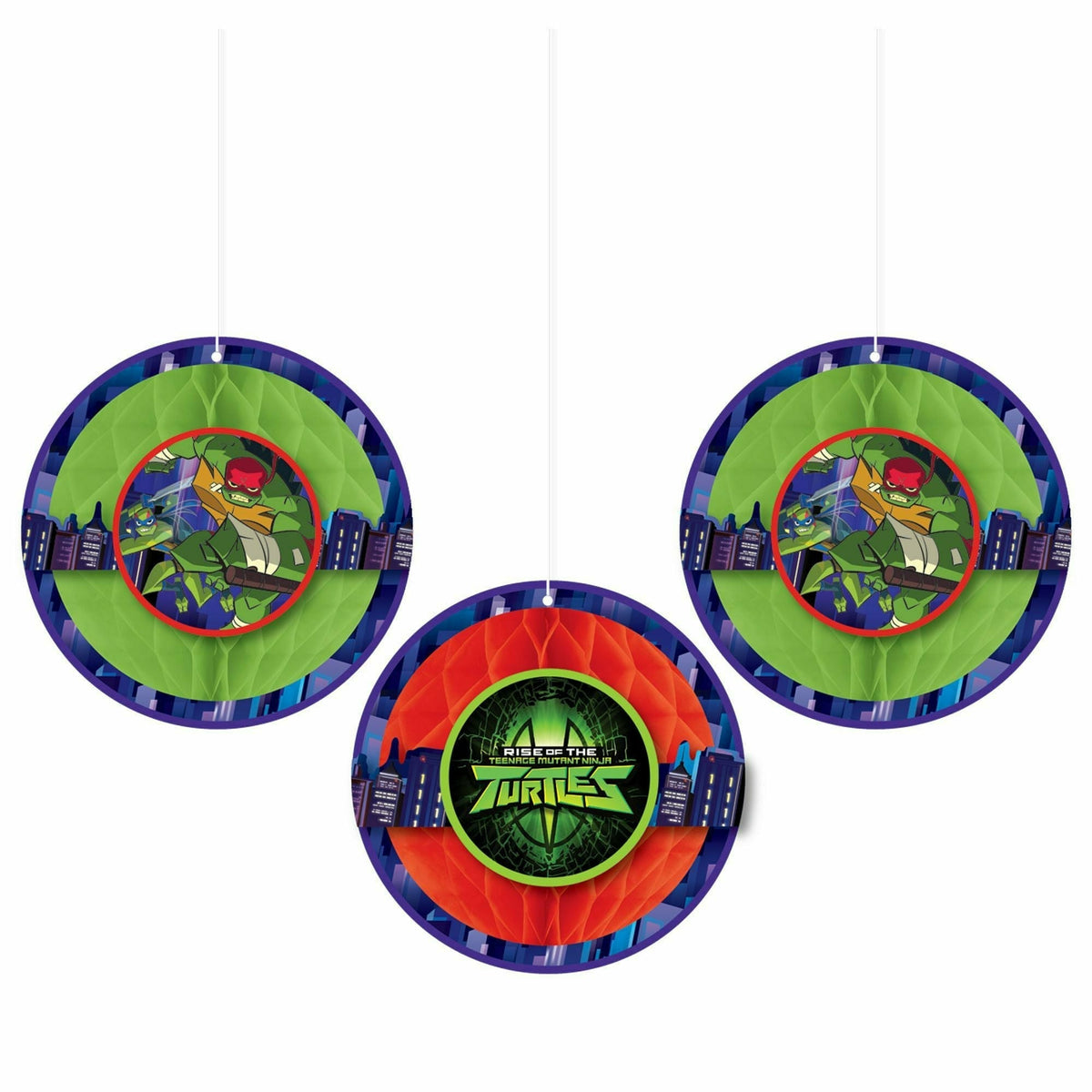 Amscan BIRTHDAY: JUVENILE Rise of the TMNT™ Honeycomb Decoration