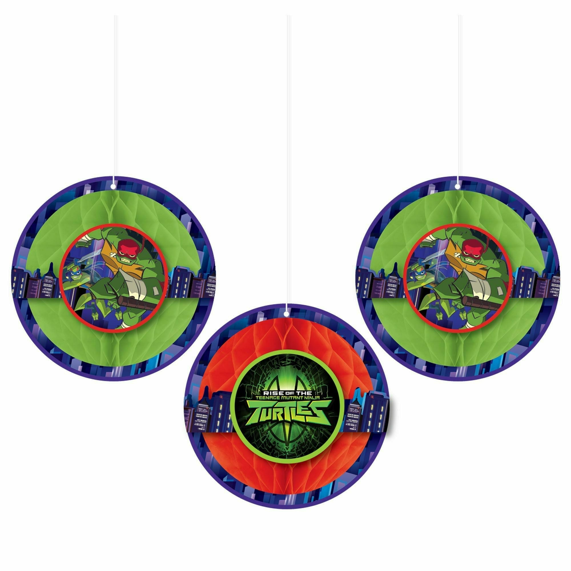 Amscan BIRTHDAY: JUVENILE Rise of the TMNT™ Honeycomb Decoration