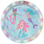 Amscan BIRTHDAY: JUVENILE Shimmering Mermaids 9" Iridescent Round Plates