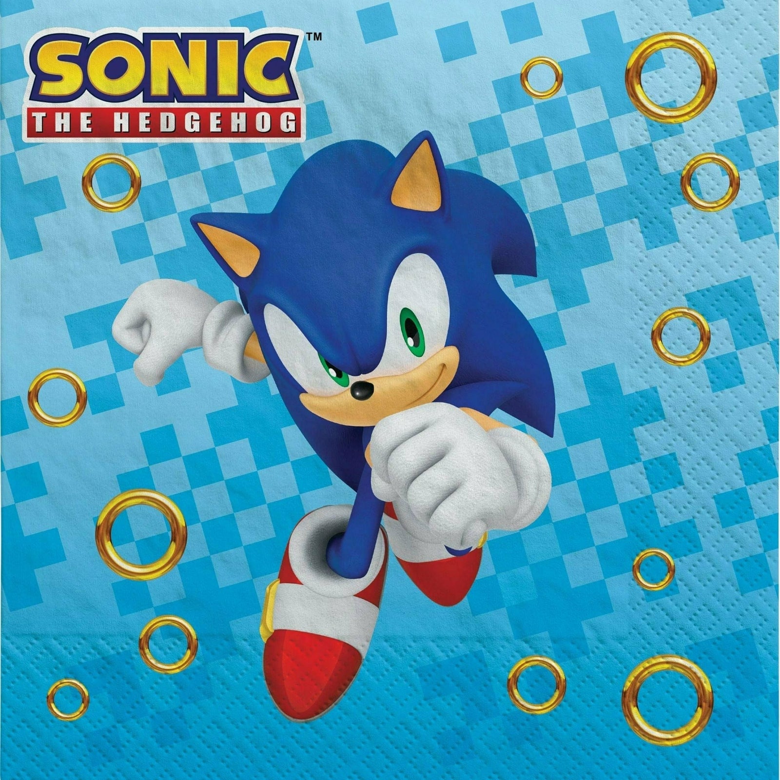 Amscan BIRTHDAY: JUVENILE Sonic Lunch Napkins 16ct