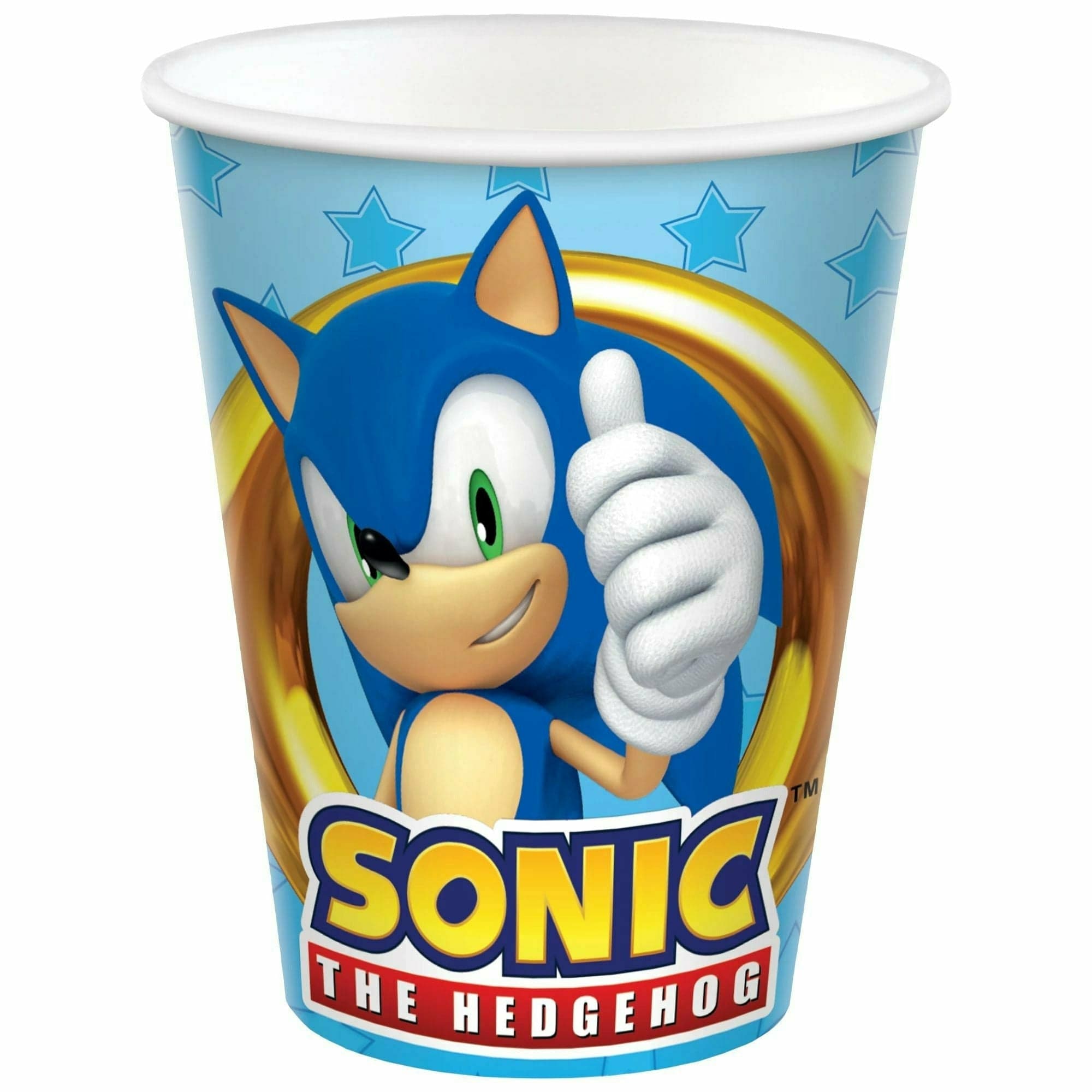Amscan BIRTHDAY: JUVENILE Sonic Paper Cups 8ct