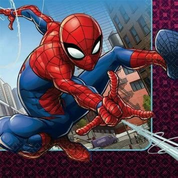 Amscan BIRTHDAY: JUVENILE Spider-Man Webbed Wonder Luncheon Napkins