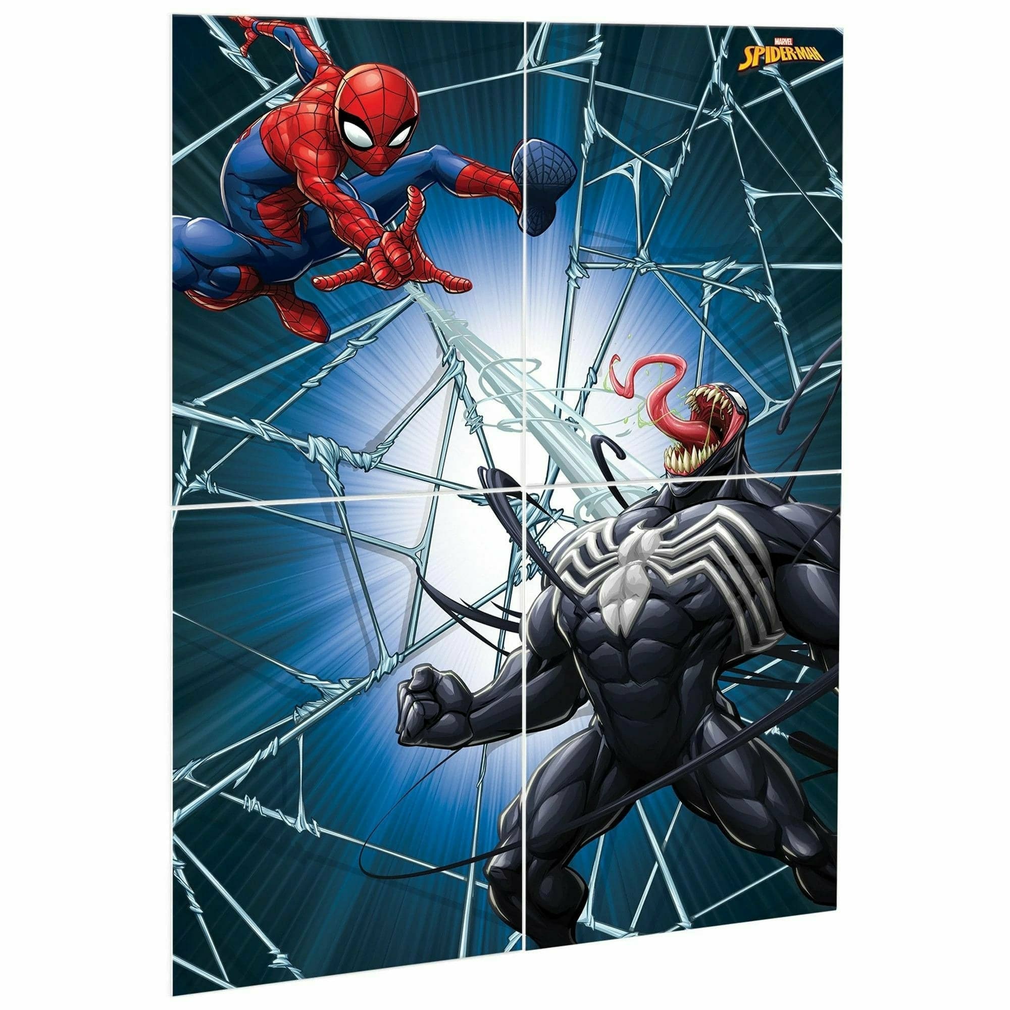 Amscan BIRTHDAY: JUVENILE Spider-Man™ Webbed Wonder Scene Setters Wall Decorating Kit