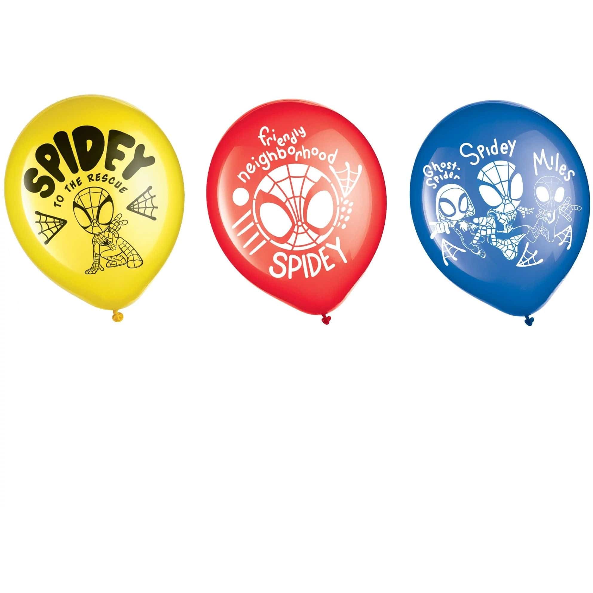 Amscan BIRTHDAY: JUVENILE Spidey & His Amazing Friends Latex Balloons