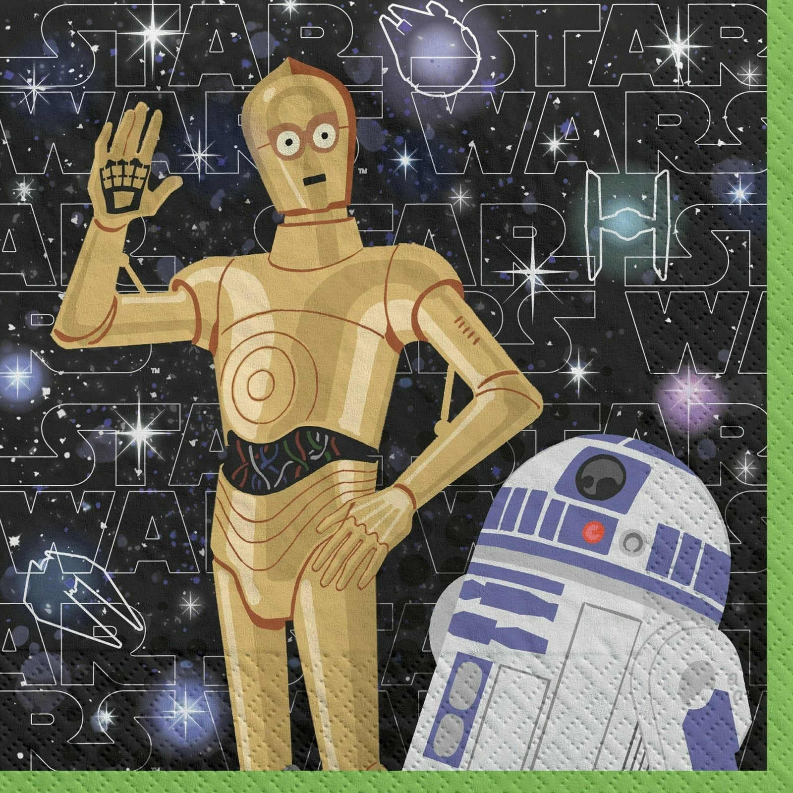 Amscan BIRTHDAY: JUVENILE Star Wars Galaxy of Adventures Beverage Napkins