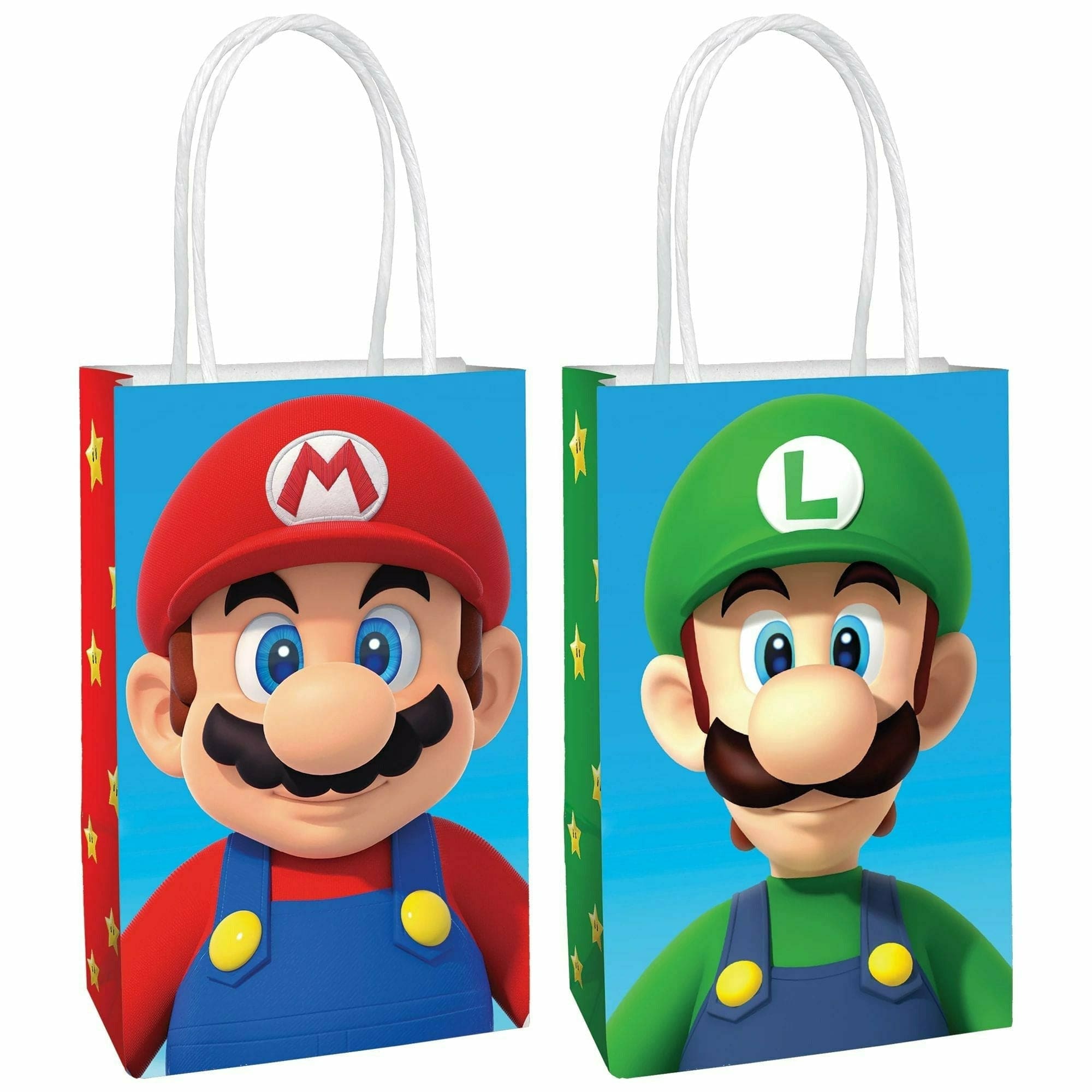 Amscan BIRTHDAY: JUVENILE Super Mario Brothers™ Printed Paper Kraft Bag