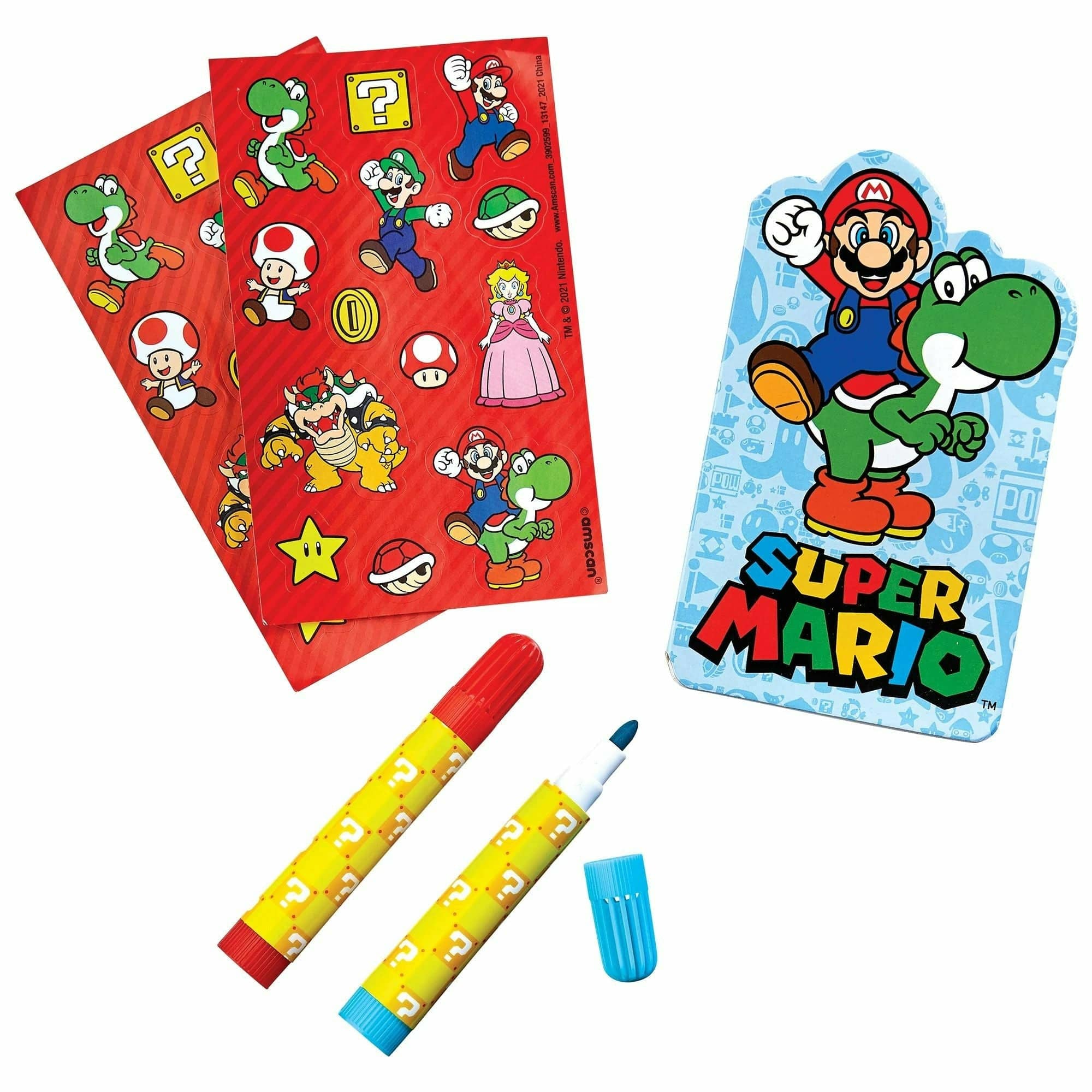 Amscan BIRTHDAY: JUVENILE Super Mario Brothers Stationery Set