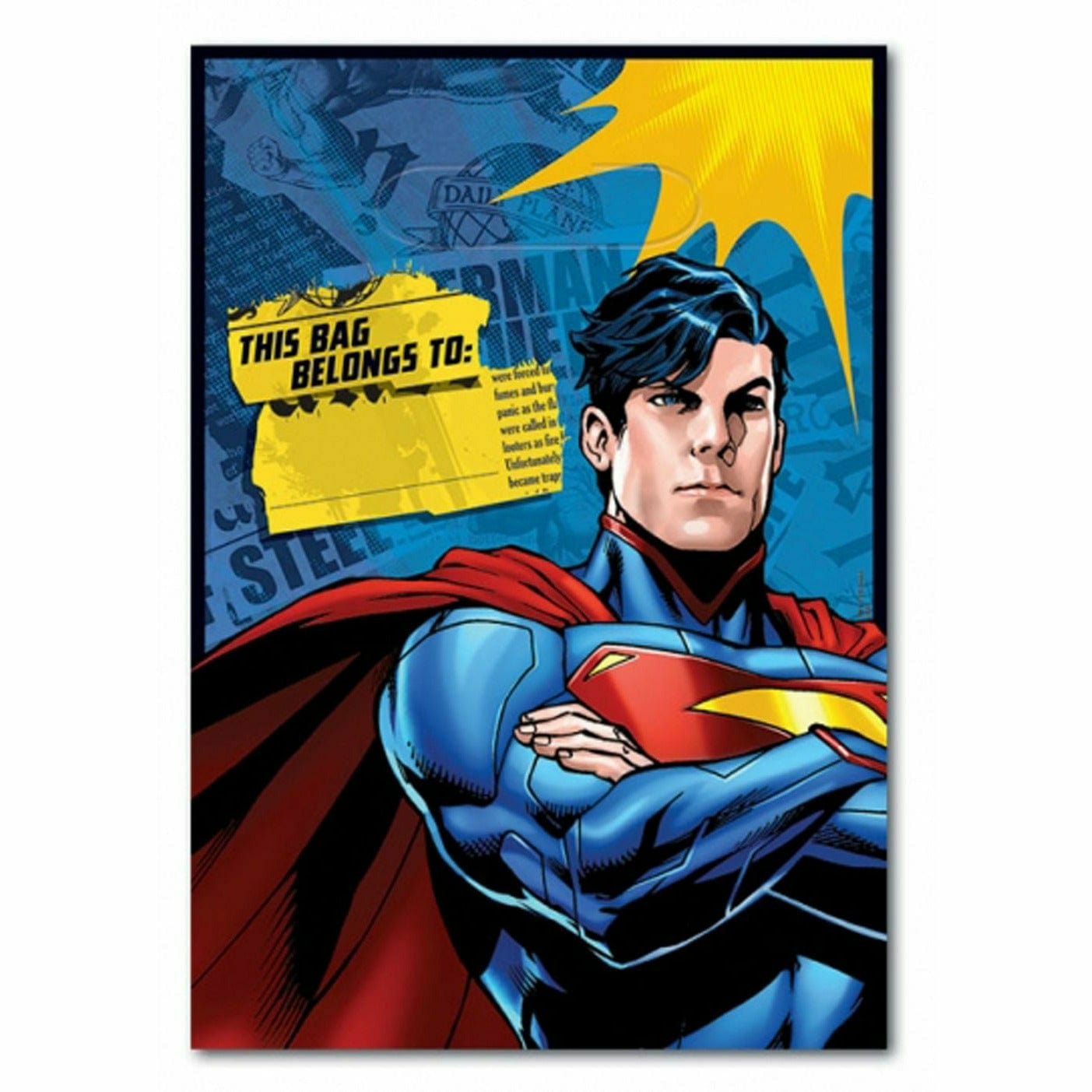 Amscan BIRTHDAY: JUVENILE Superman Loot Bags 8ct