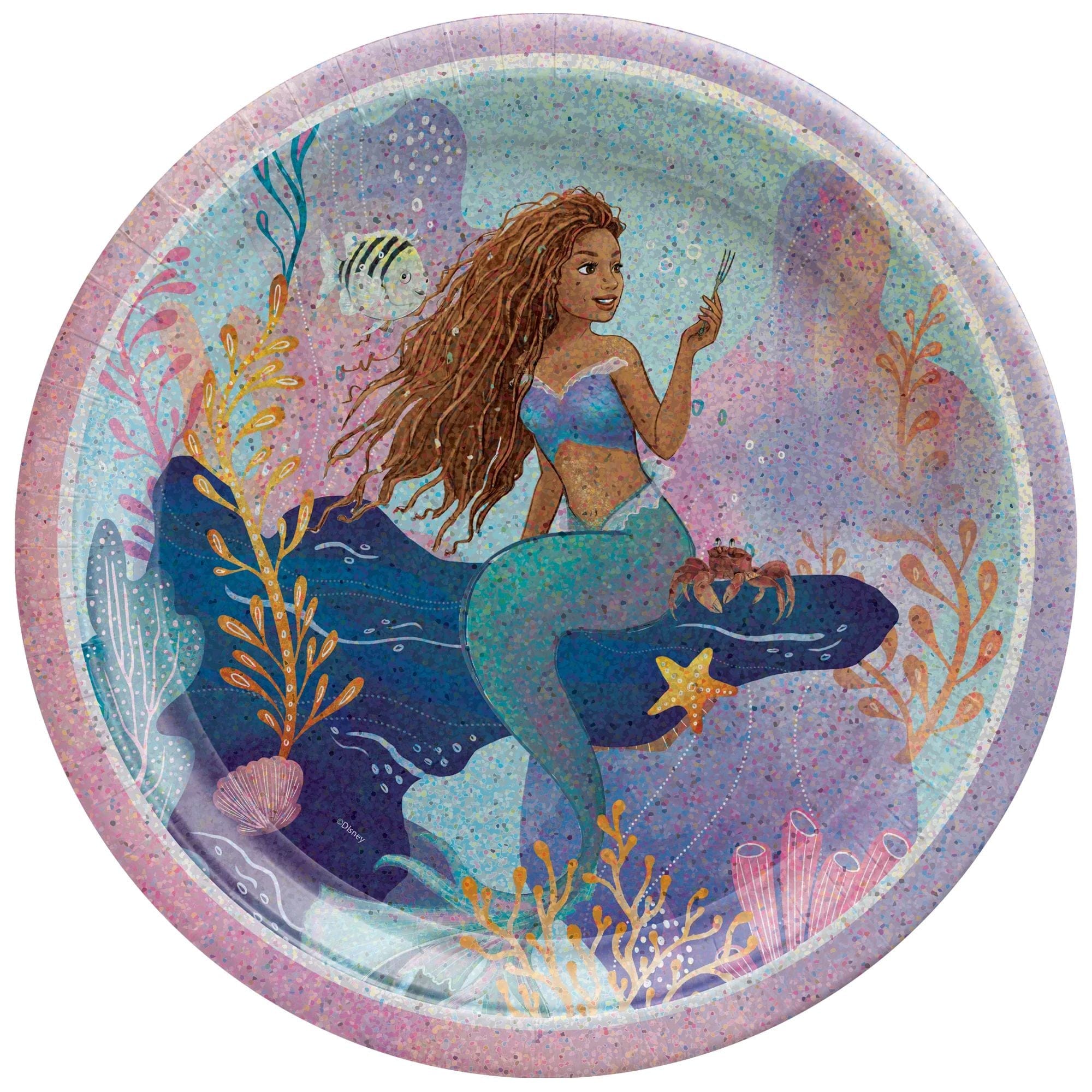 Amscan BIRTHDAY: JUVENILE The Little Mermaid Lunch Plates