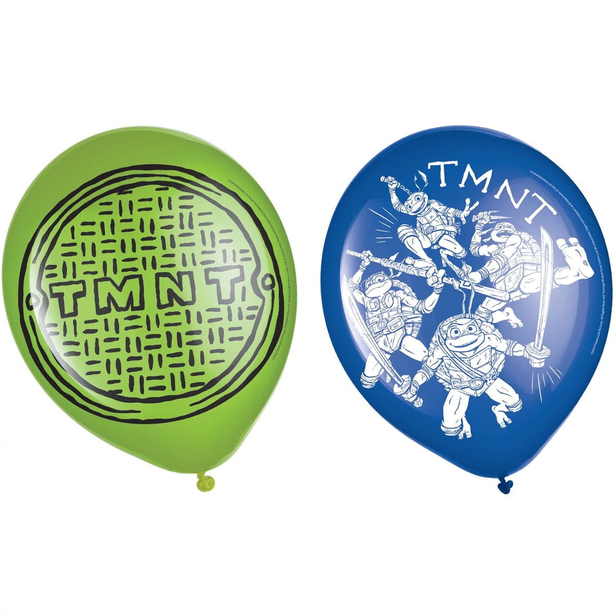 Amscan BIRTHDAY: JUVENILE TMNT: Mutant Mayhem Latex Balloons