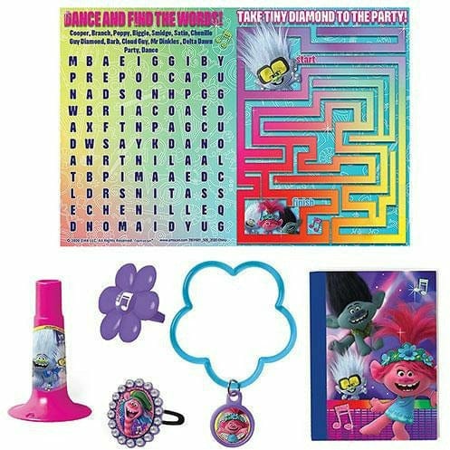 Amscan BIRTHDAY: JUVENILE Trolls World Tour Favor Pack 48pc