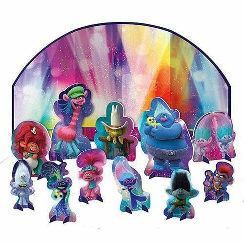 Amscan BIRTHDAY: JUVENILE Trolls World Tour Table Decorating Kit 12pc