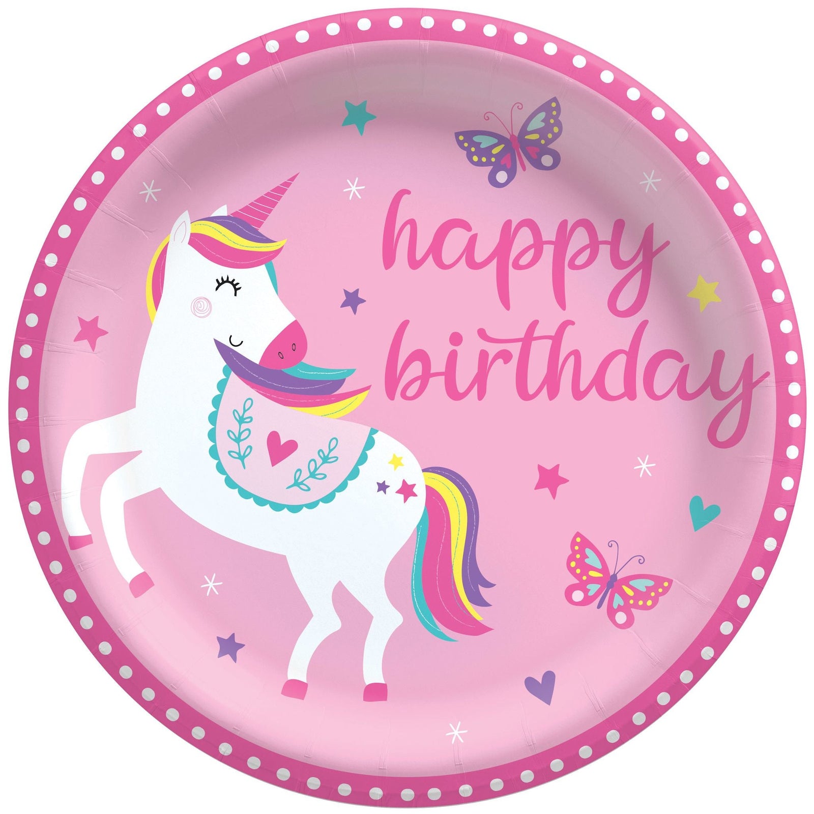 Amscan BIRTHDAY: JUVENILE Unicorn Birthday 6 3/4" Plates