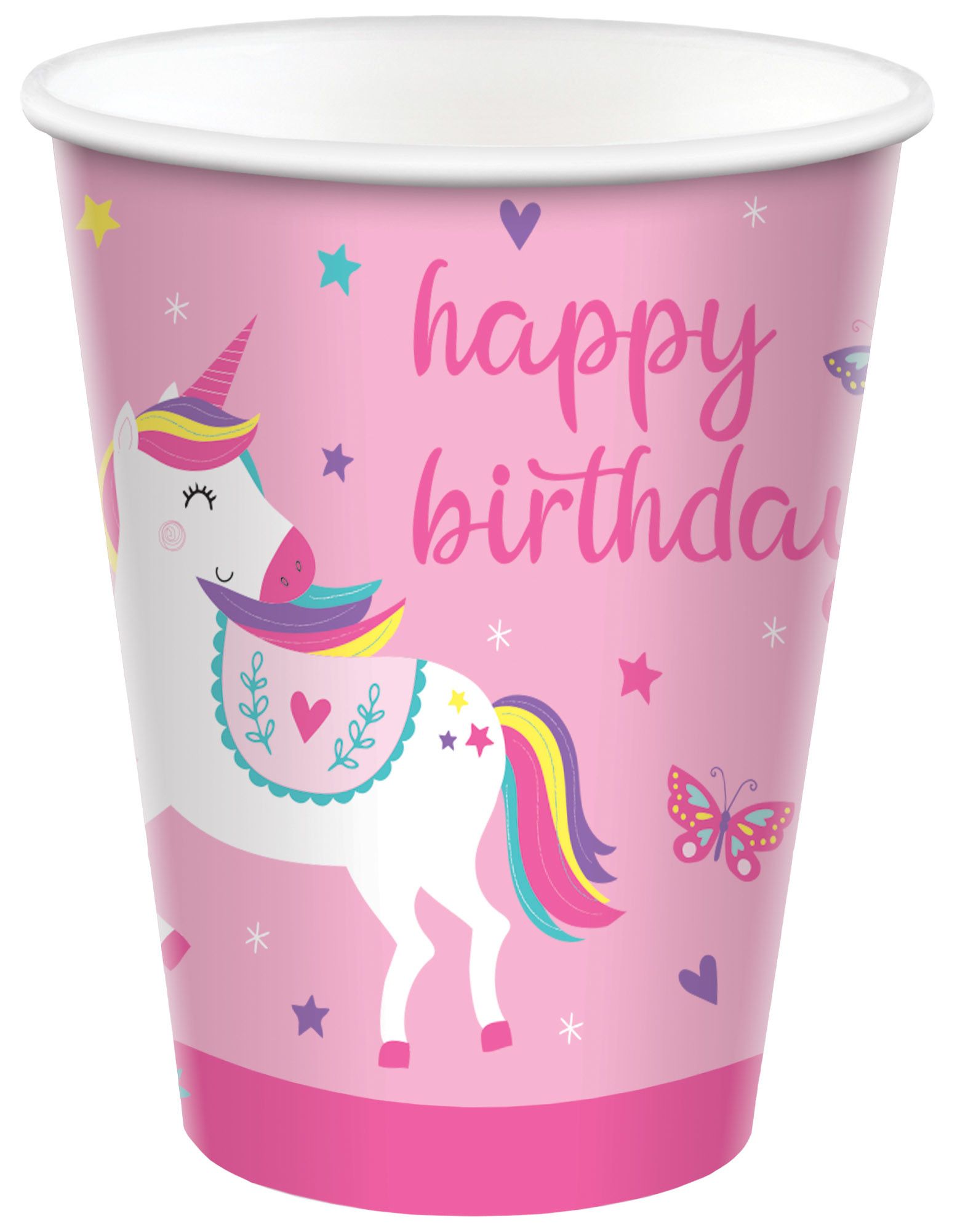 Amscan BIRTHDAY: JUVENILE Unicorn Birthday 9 oz Paper Cups