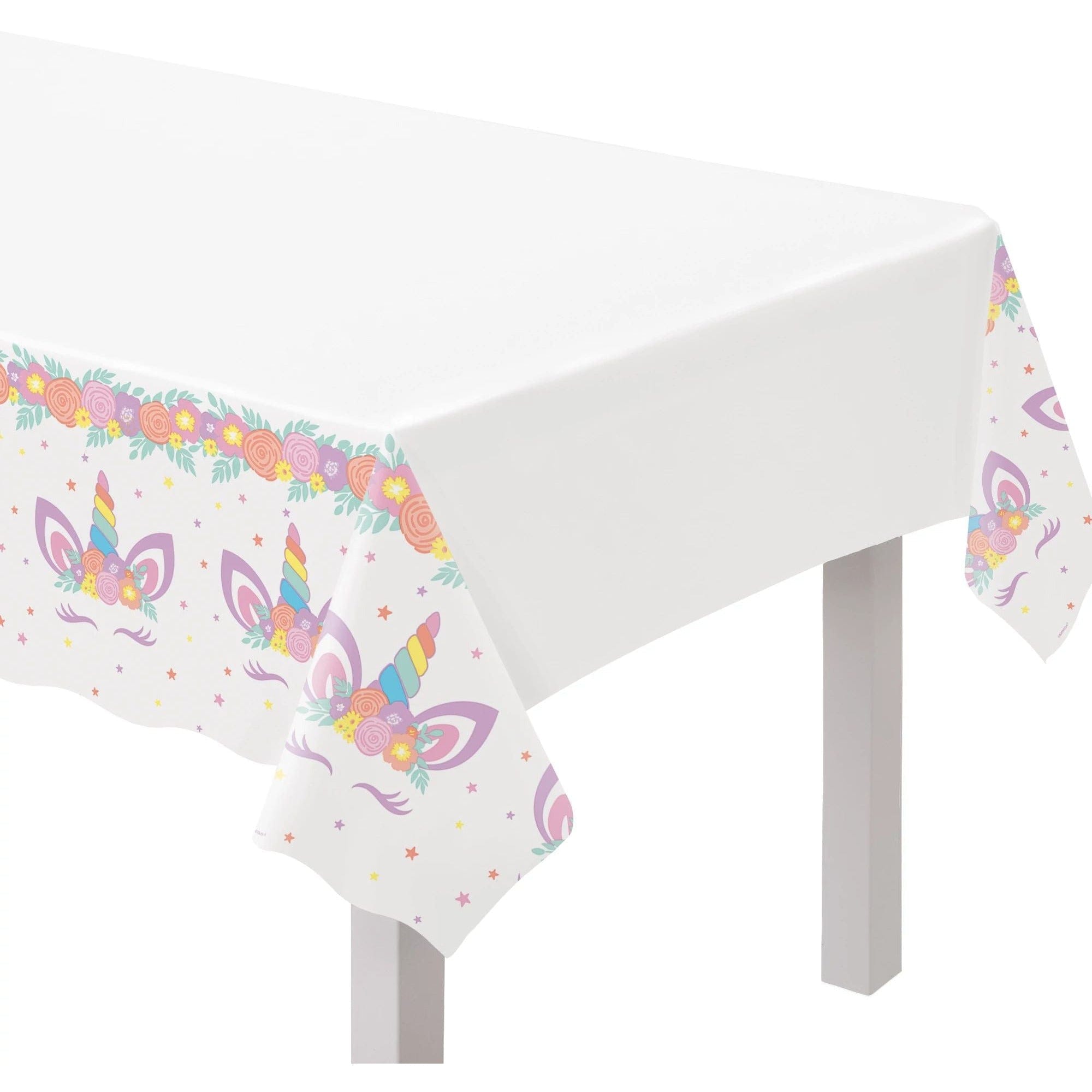 Amscan BIRTHDAY: JUVENILE Unicorn Party Plastic Table Cover