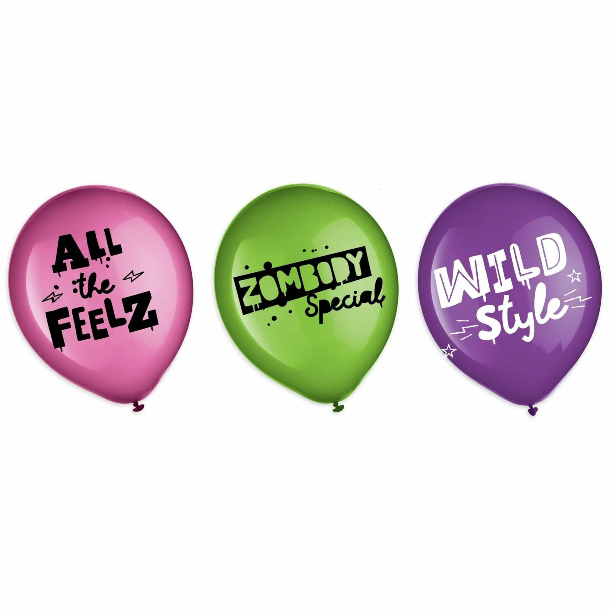 Amscan BIRTHDAY: JUVENILE Zombies 3 Latex Balloons