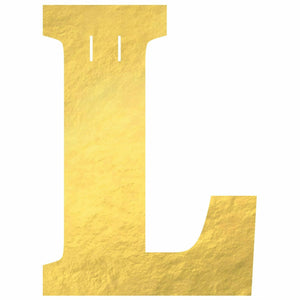 Amscan BIRTHDAY L Create Your Own Letter Banner - Gold