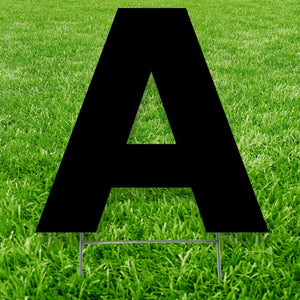 Amscan BIRTHDAY Letter A Yard Sign