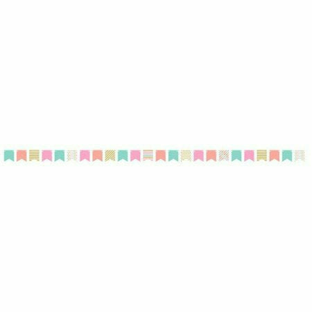 Amscan BIRTHDAY MINI PENNANT BANNER PINK