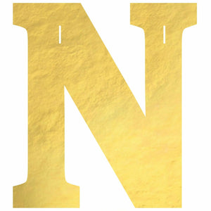 Amscan BIRTHDAY N Create Your Own Letter Banner - Gold