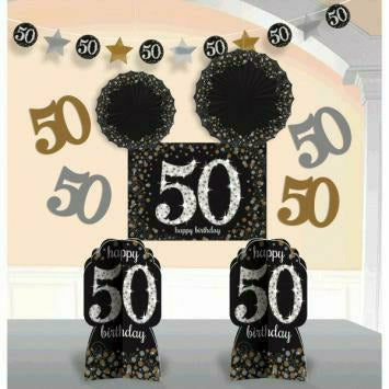 Amscan BIRTHDAY: OVER THE HILL 50th BDAY ROOM DECOR KIT