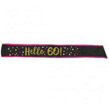 Amscan BIRTHDAY: OVER THE HILL 60th Sash