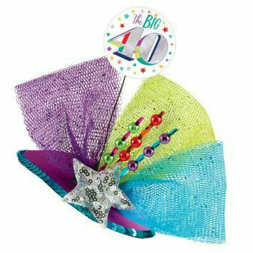 Amscan BIRTHDAY: OVER THE HILL Clip On Hat 40
