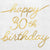 Amscan BIRTHDAY: OVER THE HILL Golden Age Birthday 30th Beverage Napkins