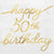 Amscan BIRTHDAY: OVER THE HILL Golden Age Birthday 50th Beverage Napkins