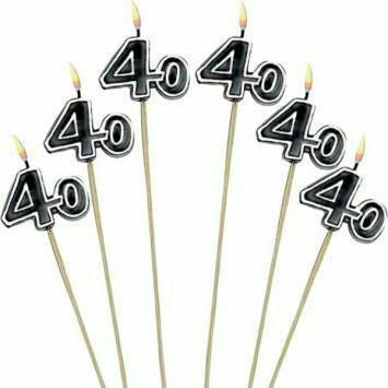 Amscan BIRTHDAY: OVER THE HILL OH NO 40 STICK CANDLE