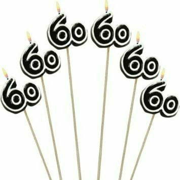 Amscan BIRTHDAY: OVER THE HILL OH NO 60 STICK CANDLES